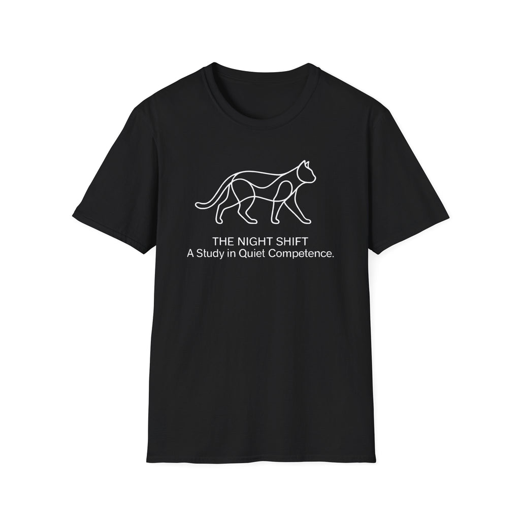 Night Shift Cat T-Shirt