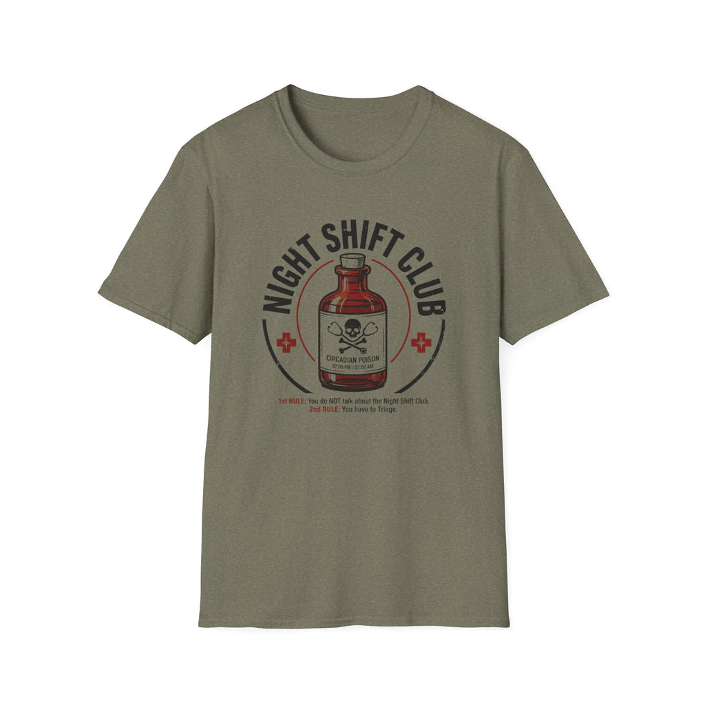 Circadian Poison Night Shift Fight Club T-Shirt