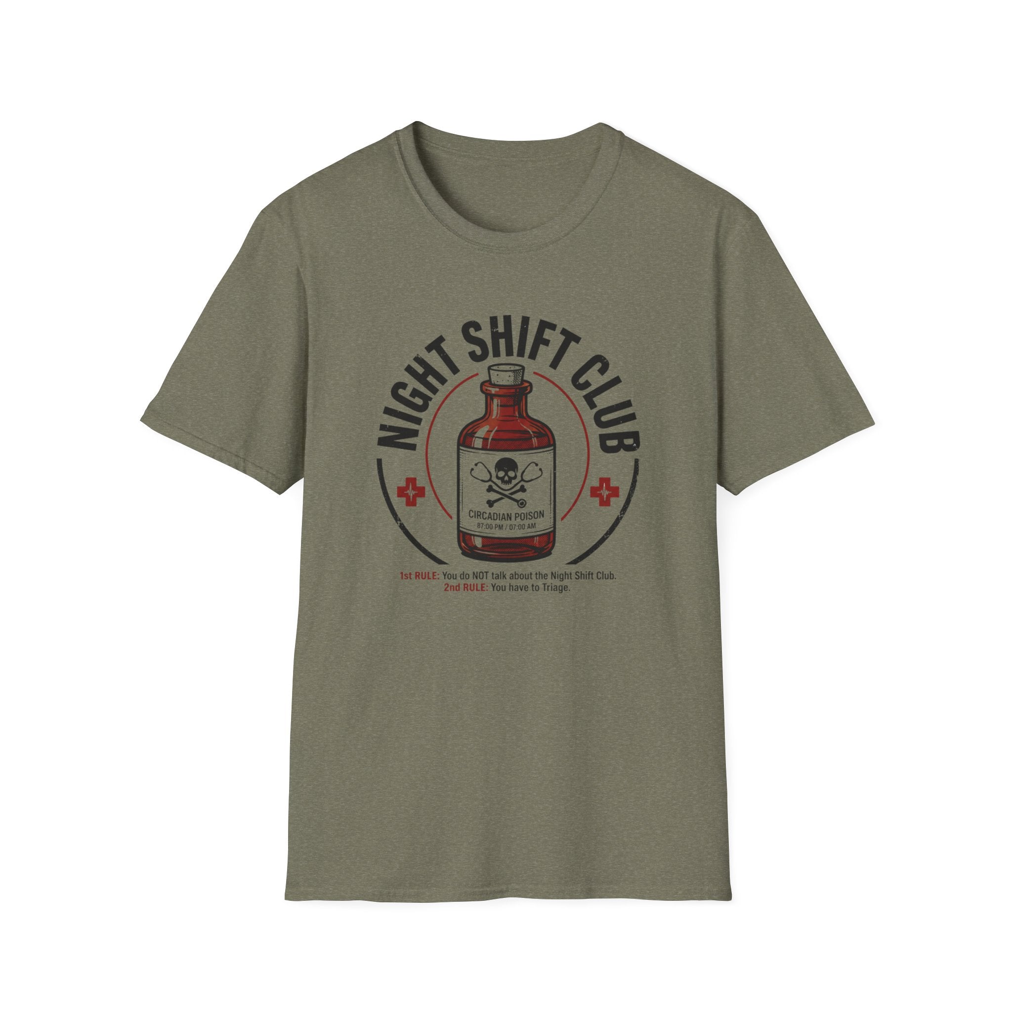 Circadian Poison Night Shift Fight Club T-Shirt