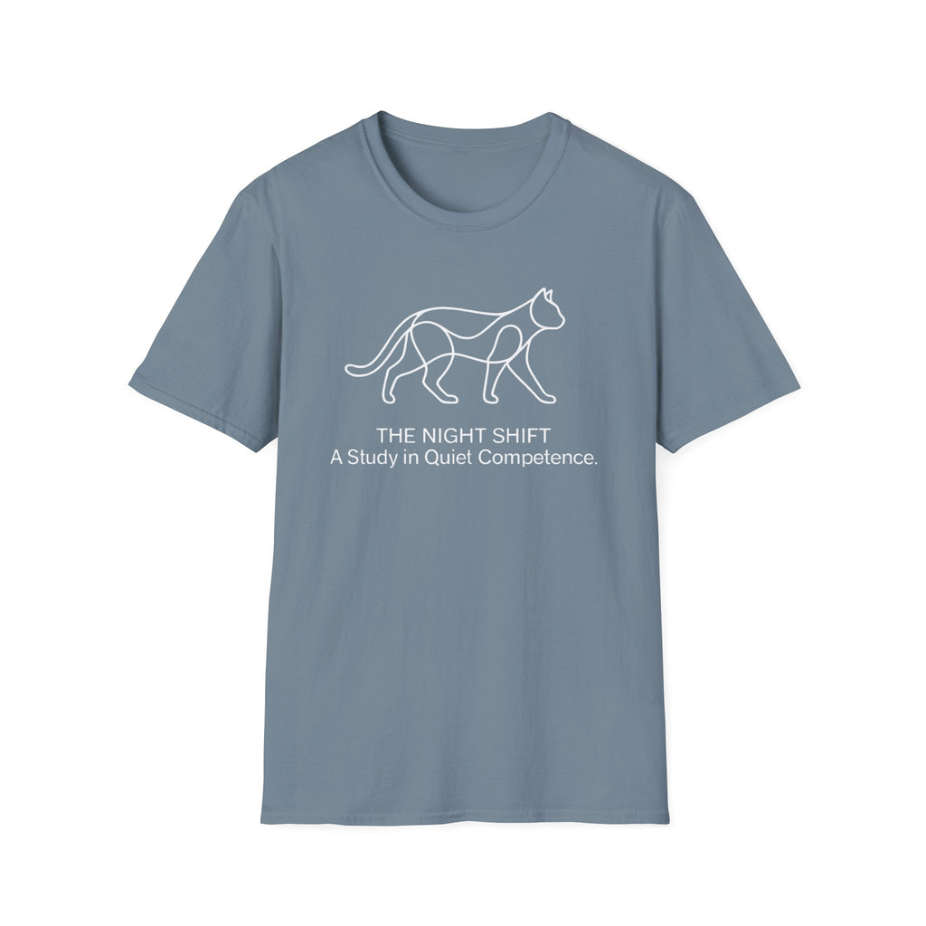 Night Shift Cat T-Shirt