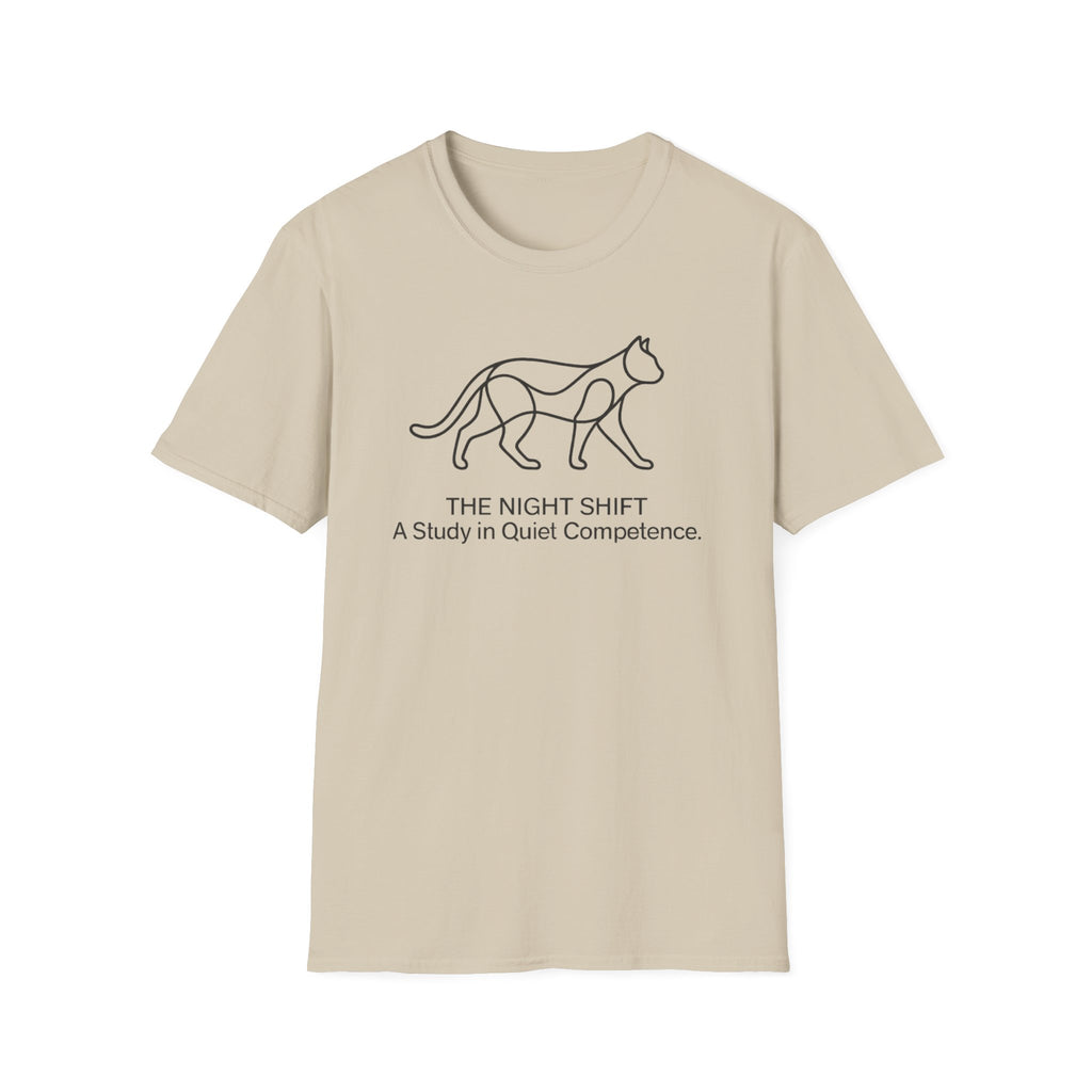 Night Shift Cat T-Shirt