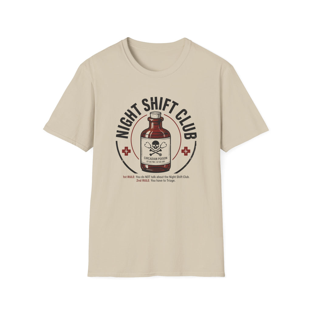 Circadian Poison Night Shift Fight Club T-Shirt