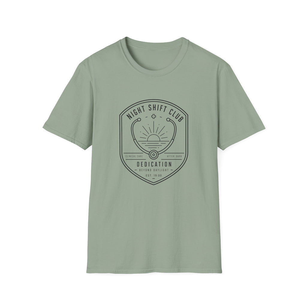 Night Shift Club Badge Sunset T-Shirt
