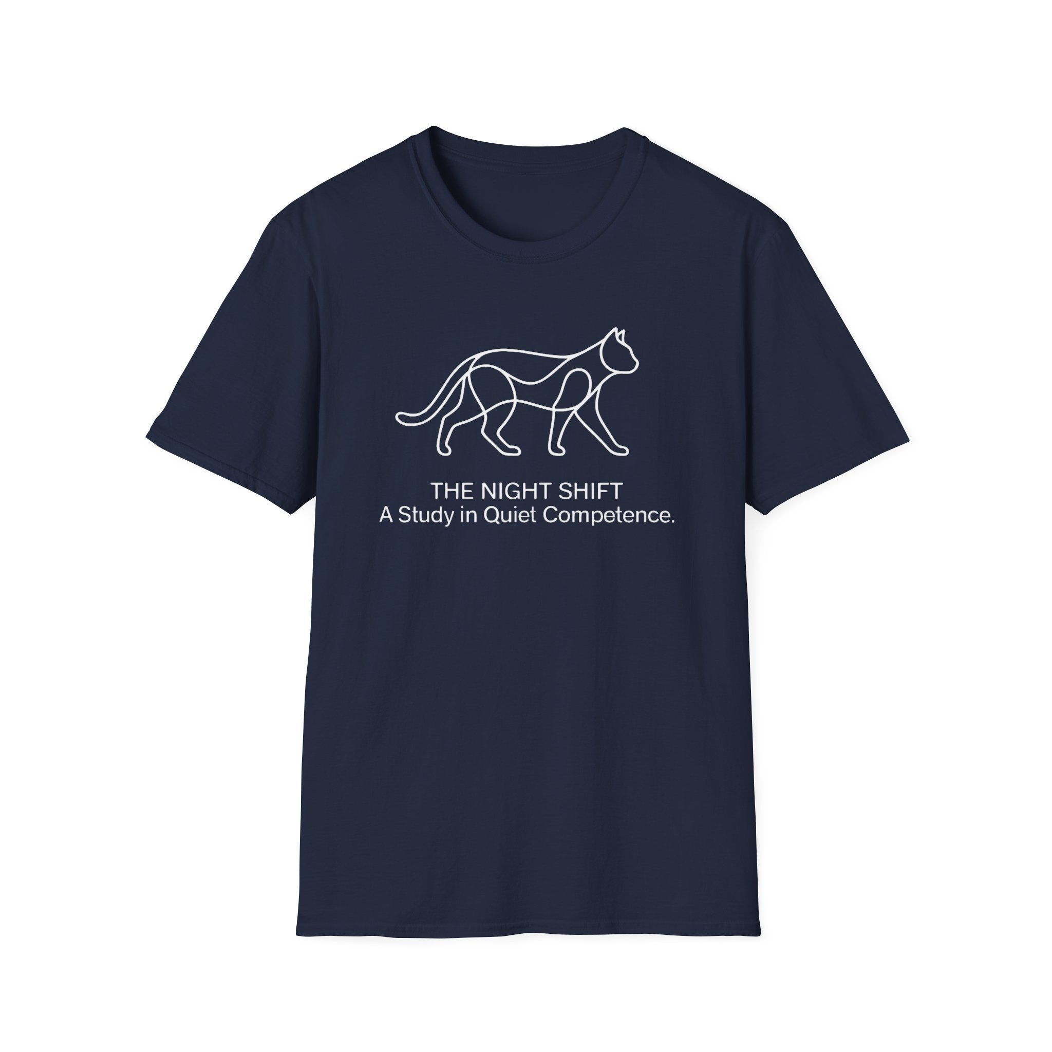 Night Shift Cat T-Shirt
