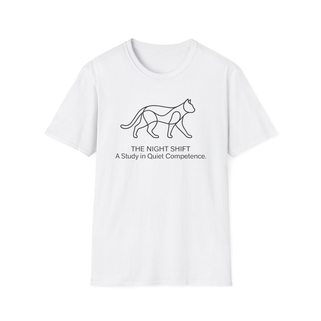 Night Shift Cat T-Shirt