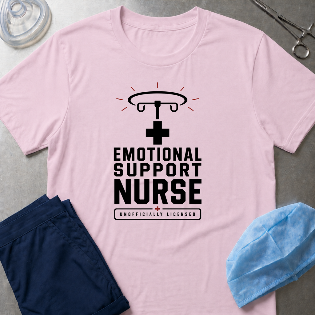 Emotional Support Nurse T-Shirt