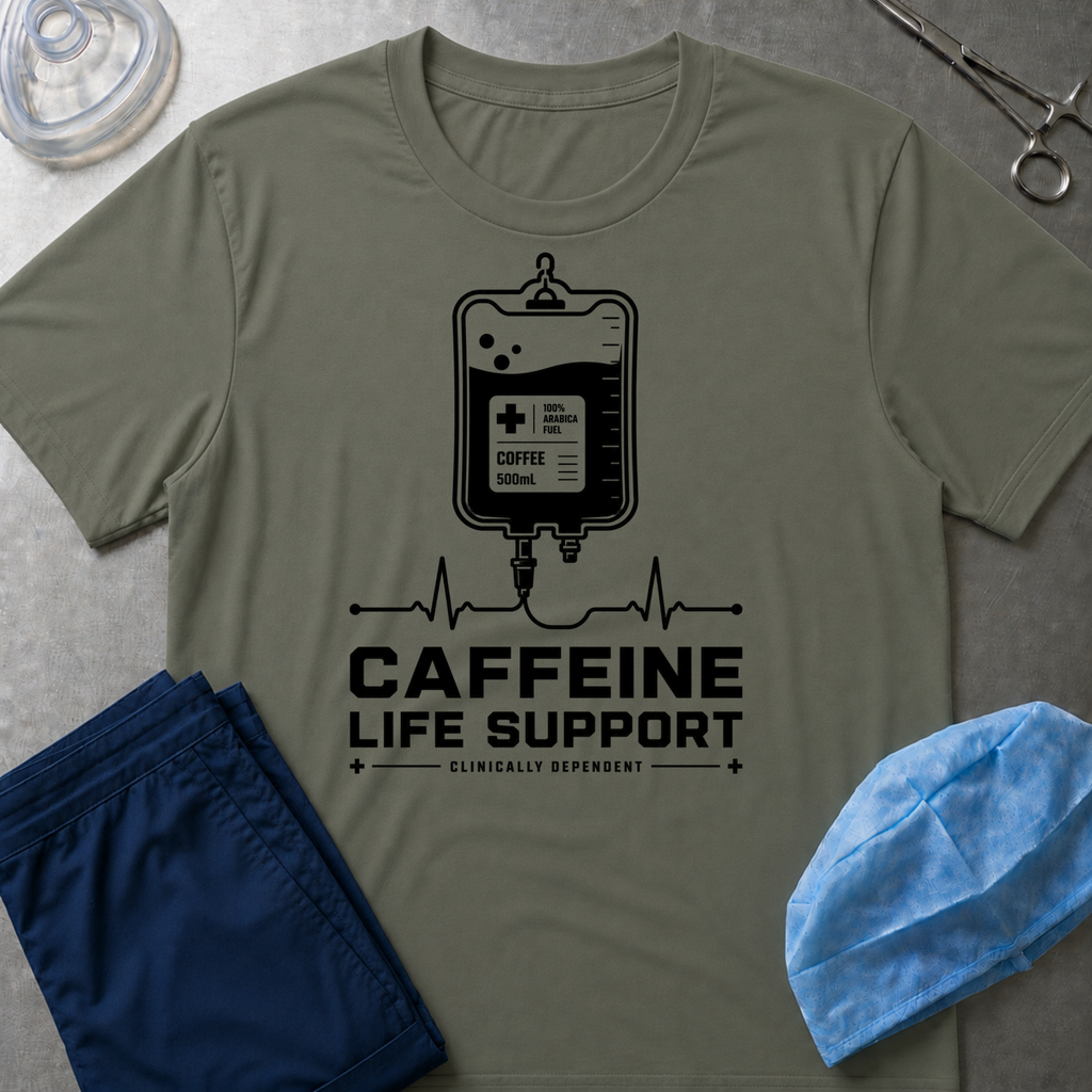 Caffeine Life Support T-Shirt
