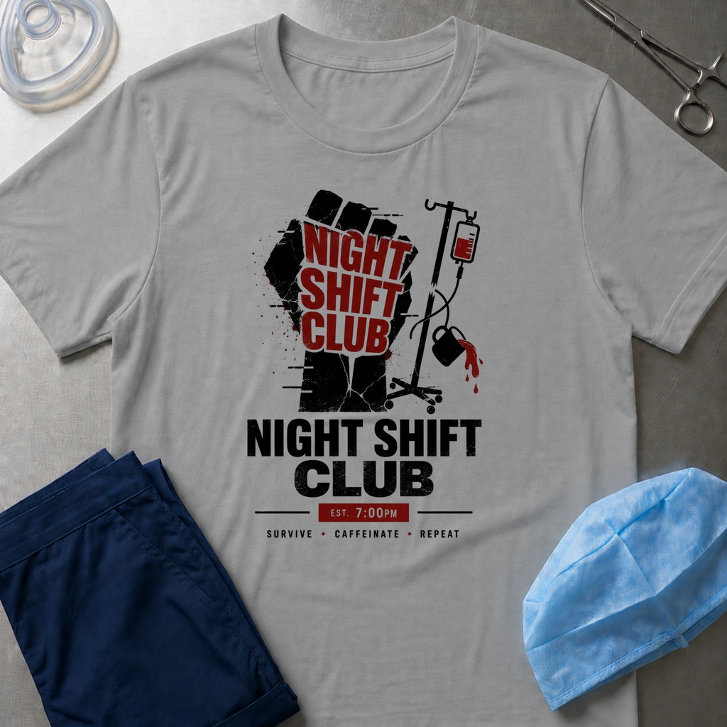 Night Shift Fight Club T-Shirt