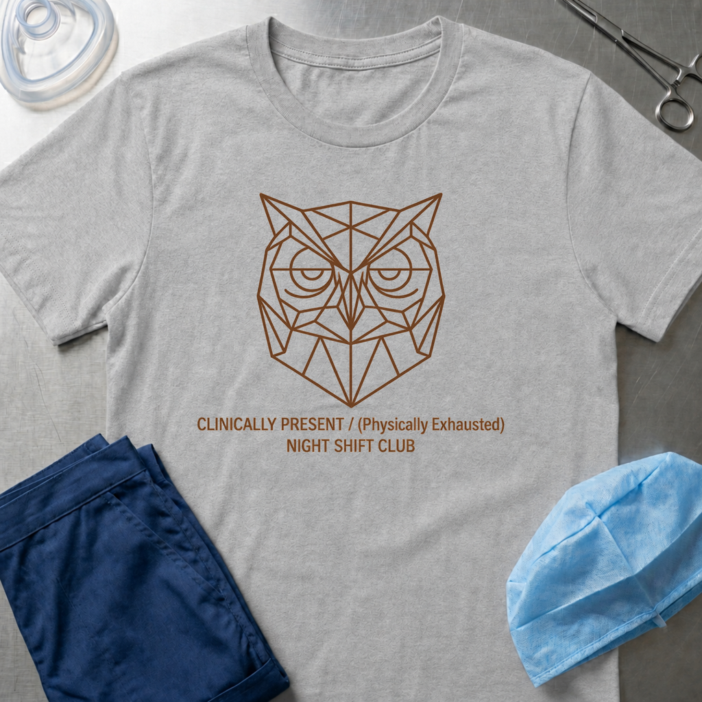 Clinically Present Owl T-Shirt