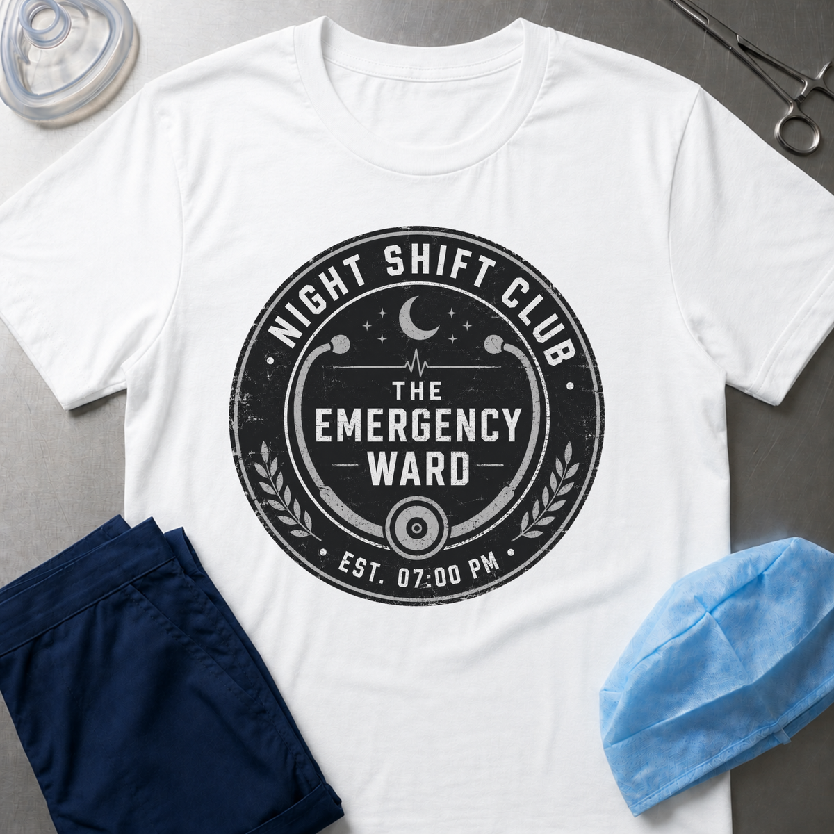 Night Shift Club Badge Ward T-Shirt